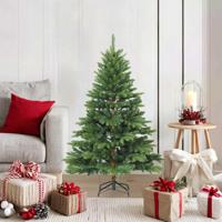 Kunstmatige Inklapbare Kerstboom Groen 120 cm PVC, PE en staal - thumbnail