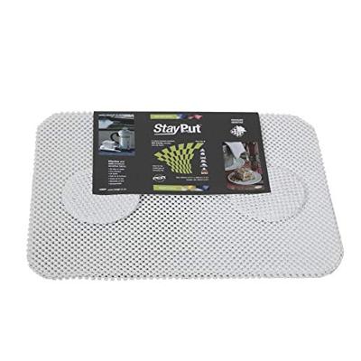 StayPut Antislip placemat en onderzetter set grijs StayPut Antislip placemat en onderzetter set grijs