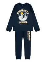 Name it jongens pyjama katoen - Harry Potter - HogWarts - Donkerblauw - thumbnail