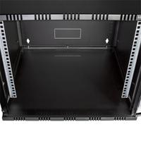 LogiLink 19 WALLMOUNT SOHO BOX 9U 540*550, BLACK, FLATPACK 19inch-wandkast (b x h x d) 540 x 456 x 550 mm 9 HE Zwart (RAL 9005) - thumbnail
