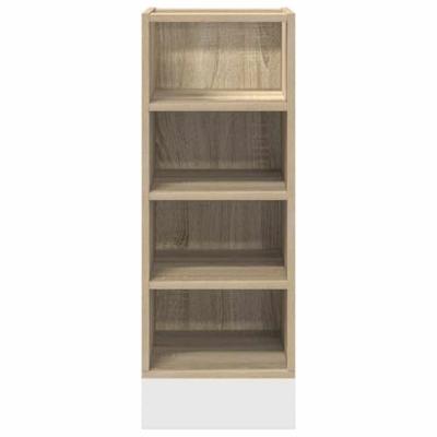 Onderkast Riga 30x44,5x81,5 cm bewerkt hout sonoma eikenkleurig Onderkast Riga 30x44,5x81,5 cm bewerkt hout sonoma eikenkleurig