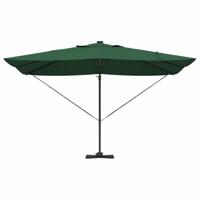 VidaXL Parasol groen 352 x 251 x 265 cm polyester en aluminium - thumbnail