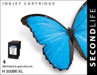 Kangaro SL-11111071 Cartridge SecondLife HP 300 XL Zwart - thumbnail