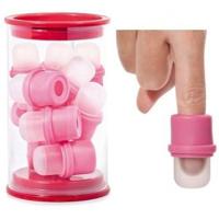 Sibel nails remover soak off vingerhoedjes roze 10st. - thumbnail