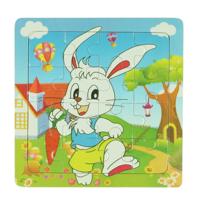 Houten Puzzel Dier, 16st. - thumbnail