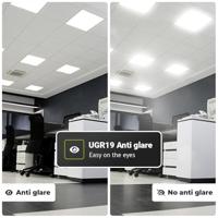 LED Paneel - 62x62 cm - 36 Watt - 4860lm (135lm/W) - 4000K neutraal wit - Flikkervrij - UGR19 - 5 jaar garantie - thumbnail