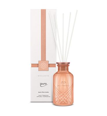 ipuro EXCLUSIVE Fève Tonka geurverspreider Geurfles Glas, Kunststof Oranje