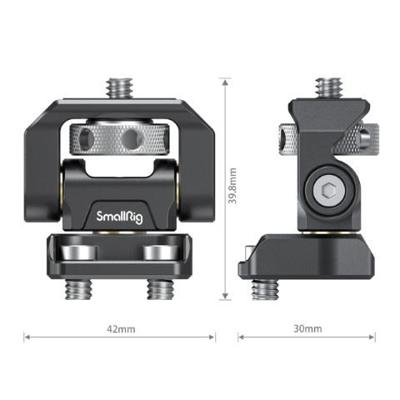 SmallRig 2904 Swivel and Tilt Adjustable Monitor Mount with Screws Mount