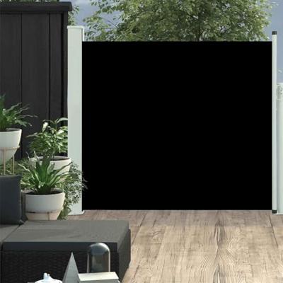 VidaXL Tuinscherm uittrekbaar 100x300 cm zwart VidaXL Tuinscherm uittrekbaar 100x300 cm zwart