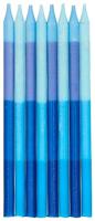 Kaarsen Blauw Shades of Blue 10cm (24st) - thumbnail