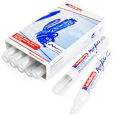 Acrylmarker edding e-5100 m verkeerswit | 10 stuks