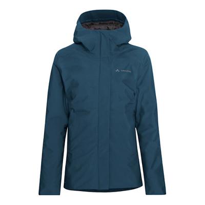 Vaude Cyclist Warm Rain Dames Regenjas Dark Sea 44