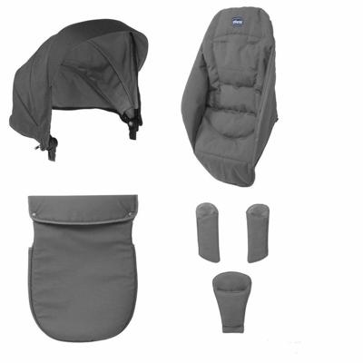 Accessoirespakket Kleur CHICCO - Voor stadskinderwagen - Antraciet
