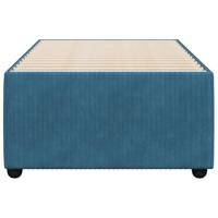 Bedframe fluweel blauw 90x200 cm - thumbnail