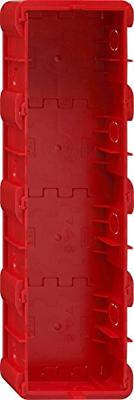 GIRA inbouwdoos 4 voudig metselwerk rood E2+E22 289400