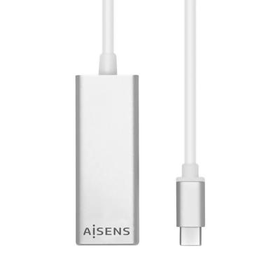 AISENS - A109-0341 USB3.1 Gen1 USB-C naar Gigabit Ethernet 10/100/1000 Mbit/s, 15 cm