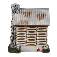 Lemax skeleton cottage verlicht tafereel Spooky Town 2023 - thumbnail