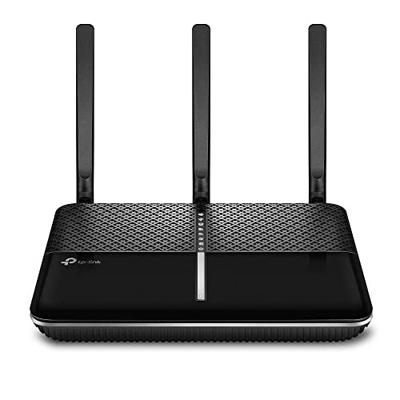 TP-Link Archer VR2100v AC2100 WLAN telefonie VDSL DSL Modem Router (VDSL2 Profile 35b Download 350 Mbit/s, WLAN snelheid 2100Mbit/s, comp. naar Telekom/1&1/Vodafone/O2, alleen voor Duitsland) zwart