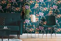 Architects Paper Jungle Chic blauw behang | 377012 - thumbnail