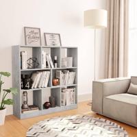 Boekenkast 97,5x29,5x100 cm bewerkt hout betongrijs - thumbnail