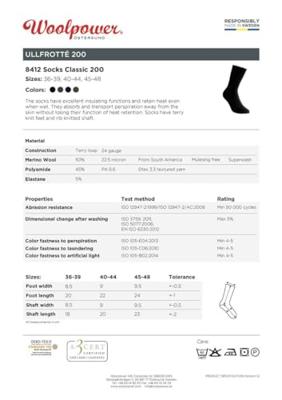 Woolpower Woolpower | 200 | Merino thermosokken klassieke hoogte