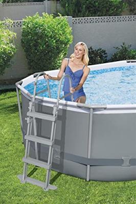 Bestway Zwembad Power Steel bovengronds ovaal 427x250x100 cm - thumbnail