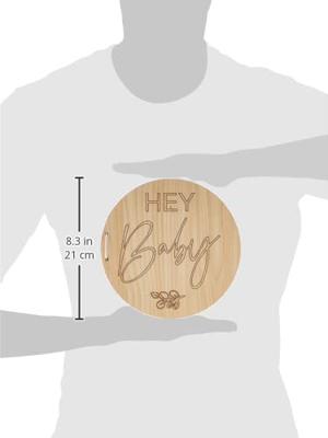 Ginger Ray BAB-107 Botanical Baby Houten Gastenboek