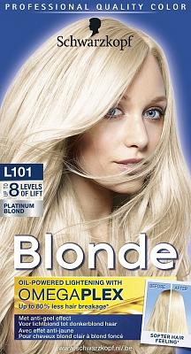 Schwarzkopf Blonde L101 Platinum Zilver Blond