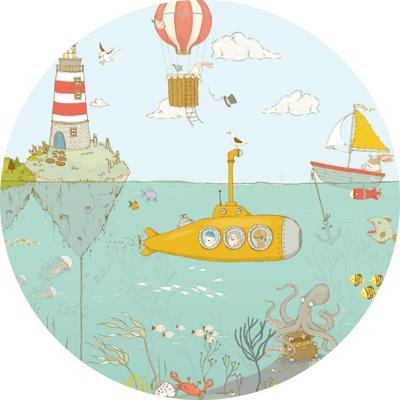 Noordwand Komar Dots Behangcirkel Underwater - D1-086