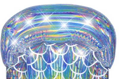 Bestway Luchtmatras Opblaasbare Sirene Iridees 193x101 cm Strand en Zwembad 43413