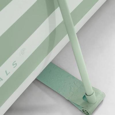 Swim Essentials luxe groen gestreept zwembad, 300x200x75cm
