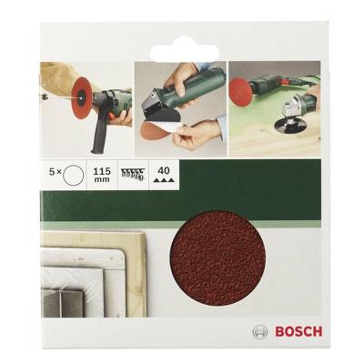 Bosch Accessories 2609256B47 Schuurpapier voor schuurschijf Ongeperforeerd Korrelgrootte (num) 60, 120, 180 (Ø) 125 mm 1 set(s)