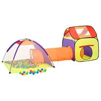 VidaXL Kinderspeeltent met 250 ballen 338x123x111 cm meerkleurig - thumbnail