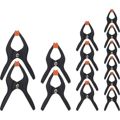 JORGENSEN 93260 Set veerklemmen 14-delig Spanbreedte (max.):76 mm Afm. werkbereik:70 mm