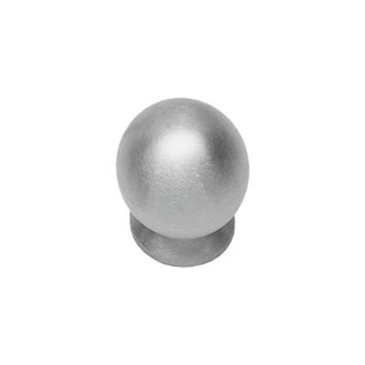 Intersteel Meubelknop bolrond met achterplaat ø30mm - RVS Intersteel Meubelknop bolrond met achterplaat ø30mm - RVS