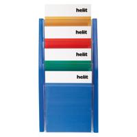 Folderhouder | H540xB280xD80mm | DIN A4 hoog | zilver | 1 stuk - H62701-00 - thumbnail