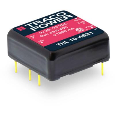 TracoPower THL 10-1221 DC/DC-converter, print 12 V/DC 5 V/DC, -5 V/DC 1 A 10 W Aantal uitgangen: 2 x Inhoud 1 stuk(s) TracoPower THL 10-1221 DC/DC-converter, print 12 V/DC 5 V/DC, -5 V/DC 1 A 10 W Aantal uitgangen: 2 x Inhoud 1 stuk(s)
