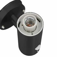 Buiten Wandlamp Zwart 15 x 7,5 x 33 cm - thumbnail