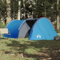 Tunneltent 4-persoons waterdicht blauw - thumbnail