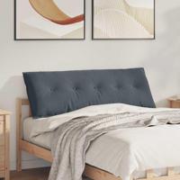 Rugkussen Donkergrijs 140 x 50 cm Cordstof - thumbnail