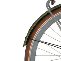 Cortina spatbord achter 28 mozzo ilu nutmeg green matt - thumbnail