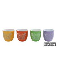 Metalen Theelichthouder Vlinder Assorti - thumbnail