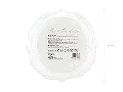 Witte Bordjes met Gouden rand