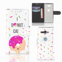 Sony Xperia XZ2 Compact Book Cover Donut Roze - thumbnail