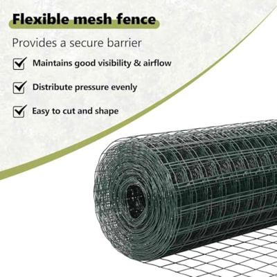 VidaXL Hek met paal groen 1,4 x 10 m staal en pvc