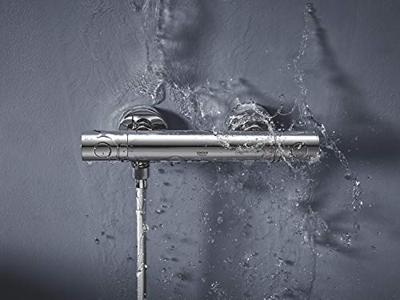 GROHE Grohtherm-800 Cosmopolitan douchekraan thermostatisch zonder omstel met koppelingen chroom 34765000 - thumbnail