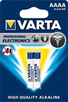 Varta 4061101402 - verpakking met 2 alkalinebatterijen (AAAA, 1,5 V) kleur zilver - thumbnail