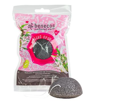 Natural konjac sponge - black bamboo