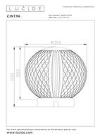 Lucide CINTRA - Oplaadbare Tafellamp - Accu/Batterij - Ø 11 cm - LED 3 StepDim - 1x2W 2700K - Transparant - thumbnail