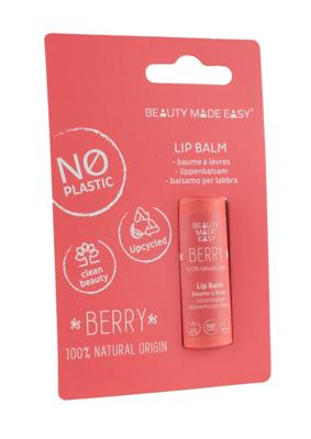 Beauty Made Easy Papertube lipbalm berry 5.5 Gram